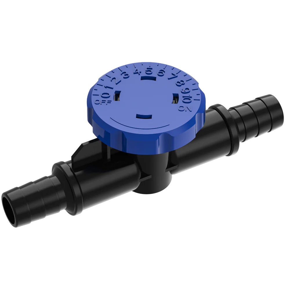 19mm Flow Control Valve for Pond/Waterfall/Fountain/Pump/ Hydroponics